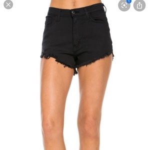Black High Wasted Shorts